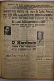 Página do jornal O Nordeste de abril de 1956