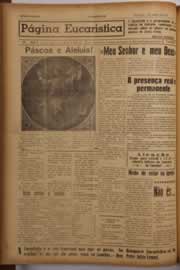 Página do jornal O Nordeste de abril de 1956