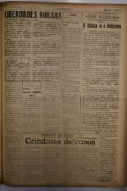 Página do jornal O Nordeste de abril de 1956