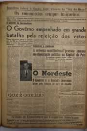Página do jornal O Nordeste de abril de 1956