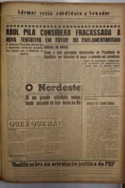 Página do jornal O Nordeste de abril de 1956