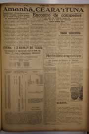 Página do jornal O Nordeste de maio de 1956