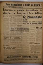 Página do jornal O Nordeste de maio de 1956