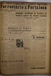Página do jornal O Nordeste de maio de 1956