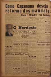 Página do jornal O Nordeste de junho de 1956