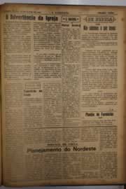 Página do jornal O Nordeste de junho de 1956