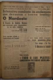 Página do jornal O Nordeste de junho de 1956