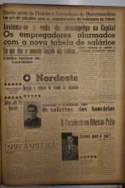 Página do jornal O Nordeste de junho de 1956