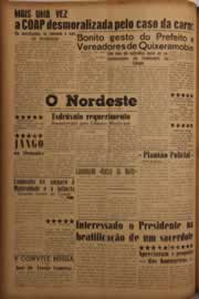 Página do jornal O Nordeste de junho de 1956