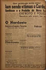 Página do jornal O Nordeste de junho de 1956
