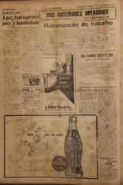 Página do jornal O Nordeste de julho de 1956