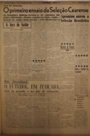 Página do jornal O Nordeste de julho de 1956