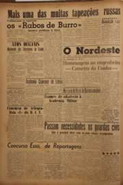Página do jornal O Nordeste de julho de 1956