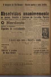 Página do jornal O Nordeste de julho de 1956