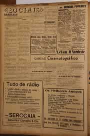Página do jornal O Nordeste de julho de 1956