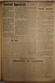 Página do jornal O Nordeste de julho de 1956