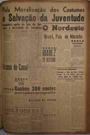 Página do jornal O Nordeste de julho de 1956