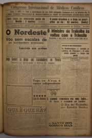 Página do jornal O Nordeste de setembro de 1956