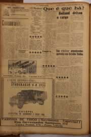 Página do jornal O Nordeste de setembro de 1956