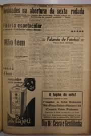 Página do jornal O Nordeste de setembro de 1956