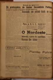 Página do jornal O Nordeste de setembro de 1956