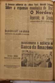 Página do jornal O Nordeste de setembro de 1956