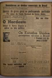 Página do jornal O Nordeste de setembro de 1956