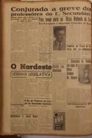 Página do jornal O Nordeste de outubro de 1956