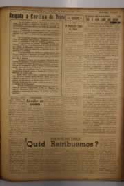 Página do jornal O Nordeste de novembro de 1956