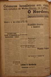 Página do jornal O Nordeste de novembro de 1956