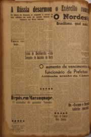 Página do jornal O Nordeste de novembro de 1956