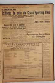Página do jornal O Nordeste de janeiro de 1957