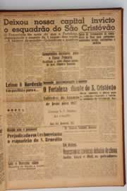 Página do jornal O Nordeste de janeiro de 1957