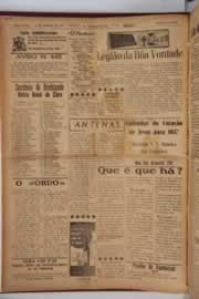 Página do jornal O Nordeste de janeiro de 1957