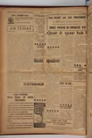 Página do jornal O Nordeste de janeiro de 1957