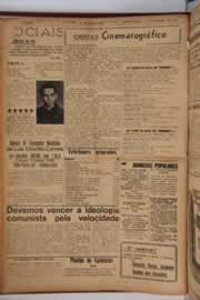 Página do jornal O Nordeste de janeiro de 1957