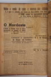 Página do jornal O Nordeste de março de 1957