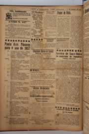 Página do jornal O Nordeste de março de 1957