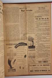 Página do jornal O Nordeste de março de 1957