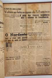 Página do jornal O Nordeste de março de 1957