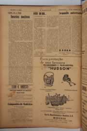 Página do jornal O Nordeste de março de 1957