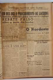 Página do jornal O Nordeste de abril de 1957