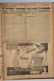 Página do jornal O Nordeste de abril de 1957