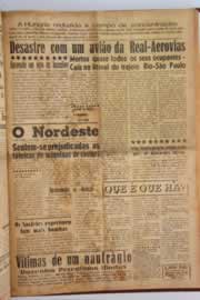 Página do jornal O Nordeste de abril de 1957