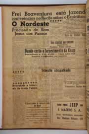 Página do jornal O Nordeste de abril de 1957