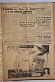 Página do jornal O Nordeste de abril de 1957