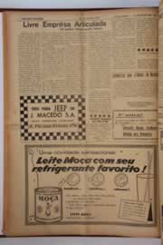 Página do jornal O Nordeste de maio de 1957