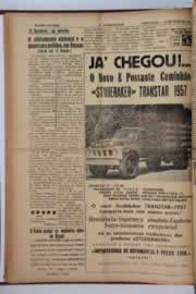 Página do jornal O Nordeste de maio de 1957