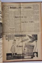Página do jornal O Nordeste de maio de 1957