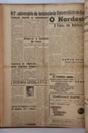 Página do jornal O Nordeste de junho de 1957